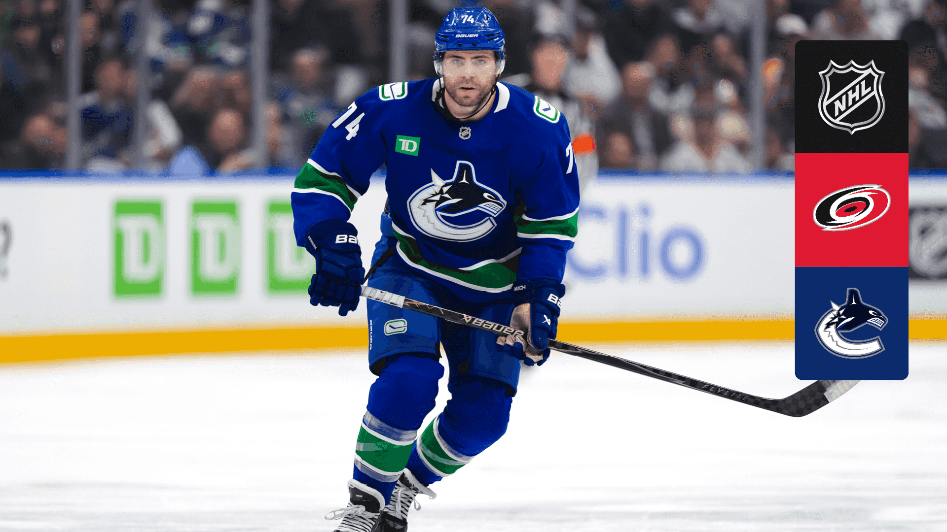 Watch Hurricanes @ Canucks Live Stream Online | DAZN IQ