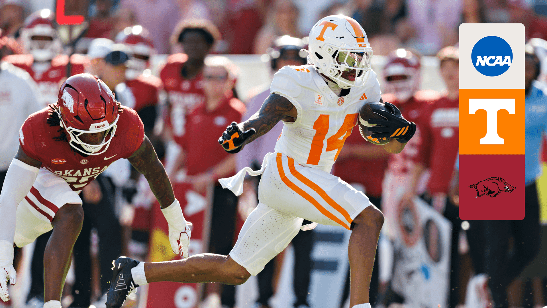 Watch Tennessee @ Arkansas Live Stream Online | DAZN ER