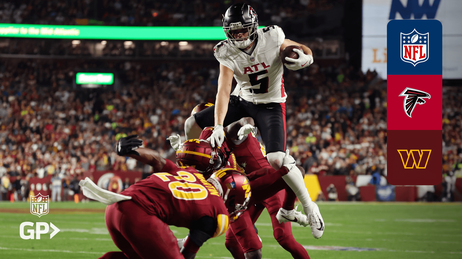 Watch Falcons @ Commanders (in Spanish) Live Stream | DAZN PA