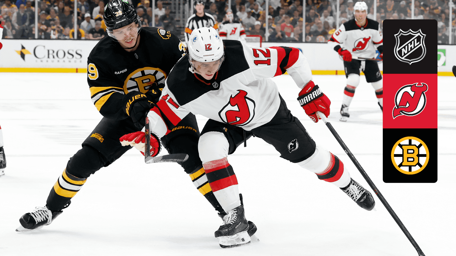 Watch Devils @ Bruins Live Stream Online | DAZN GB
