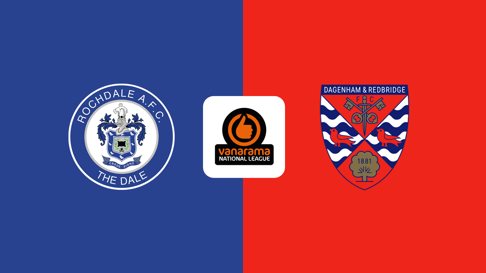 شاهد البث المباشر لـ روشدايل ضد داجنهام وريدبريدج | DAZN DZ
