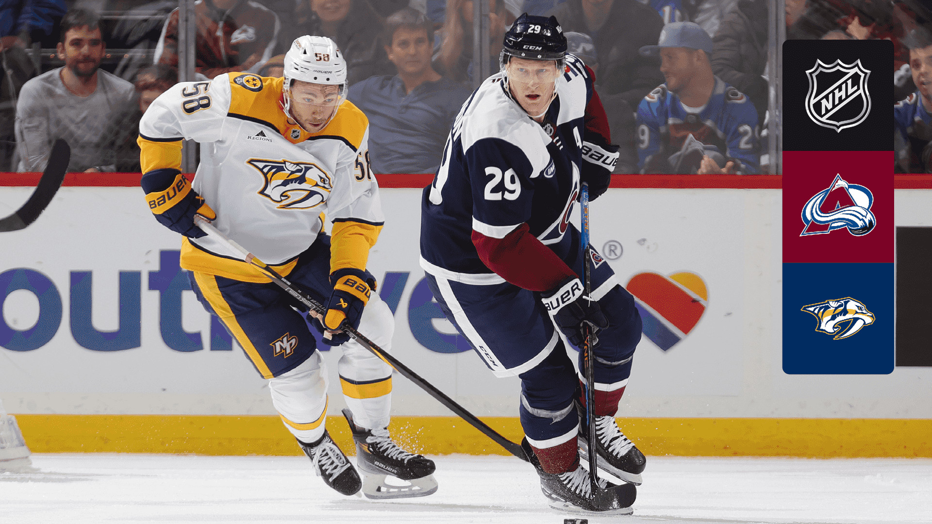شاهد البث المباشر لـ Avalanche @ Predators | DAZN SA