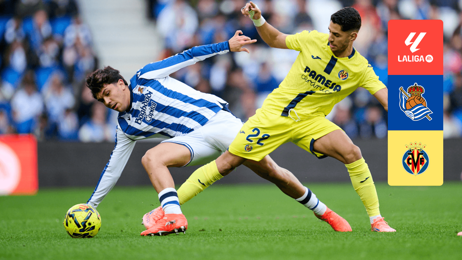 Regarder Real Sociedad vs. Villarreal Highlights | DAZN CA
