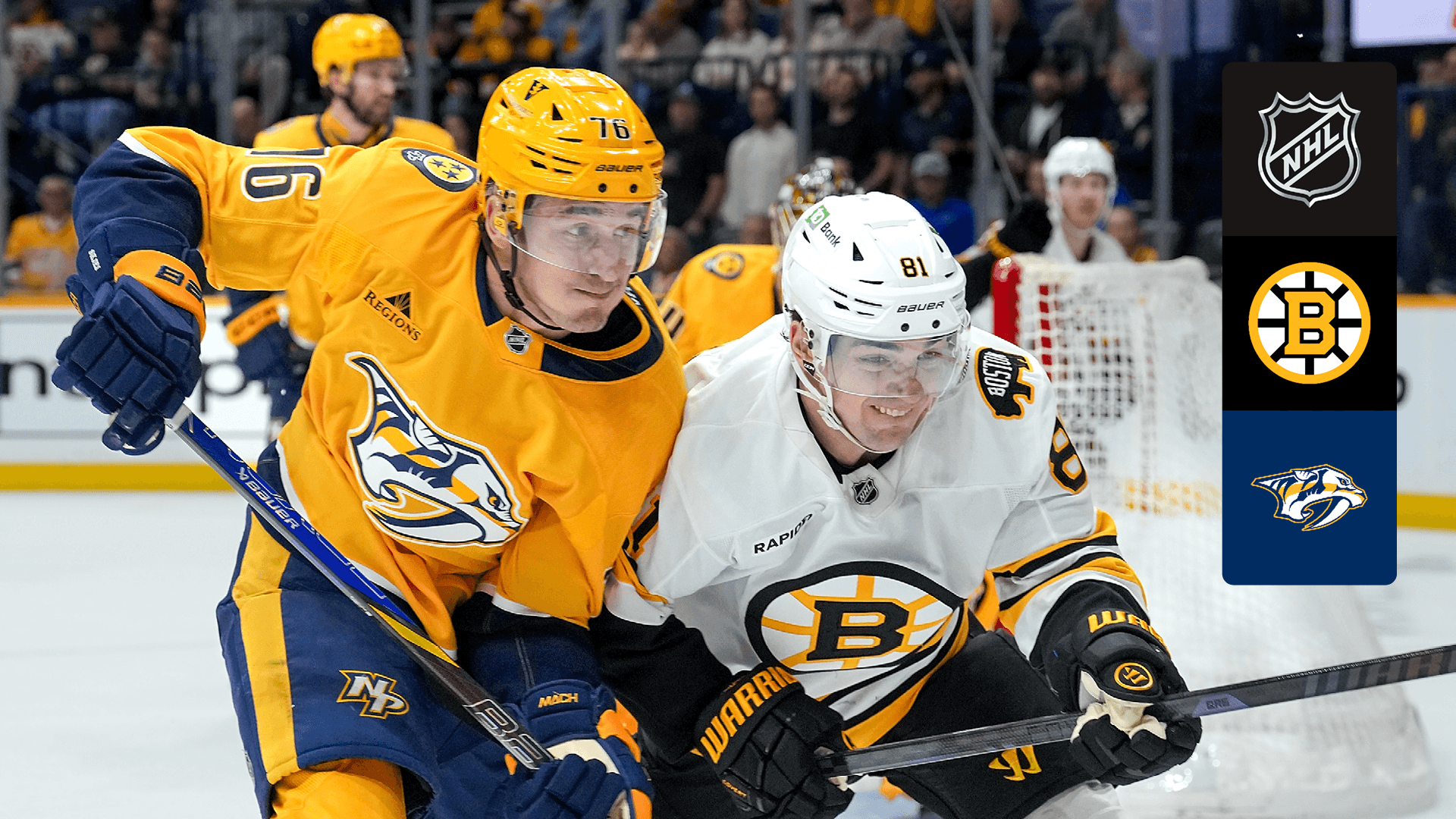 Regarder Bruins vs. Predators en Direct Live | DAZN FR