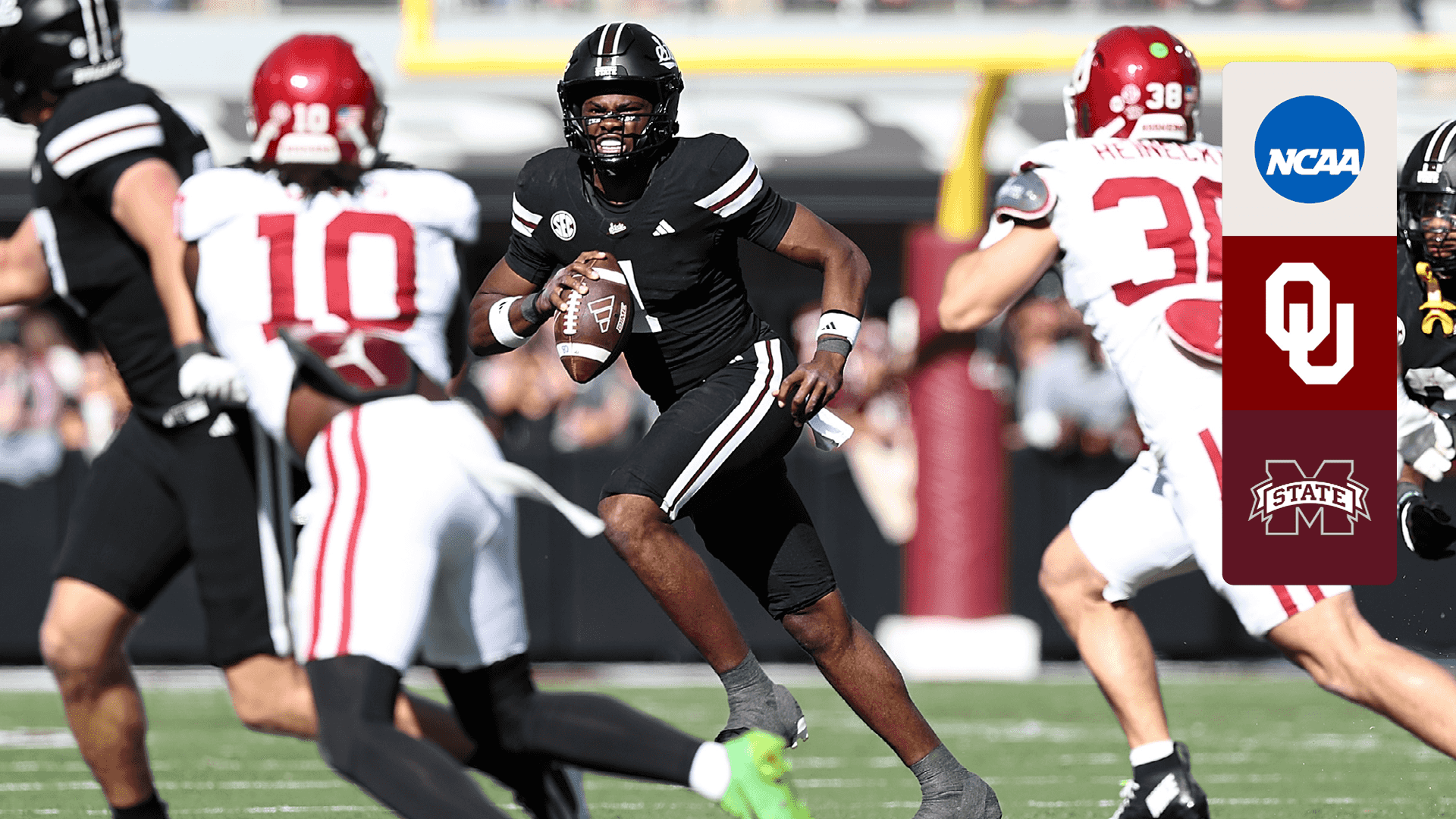 Watch Oklahoma @ Mississippi State Live Stream Online | DAZN MA