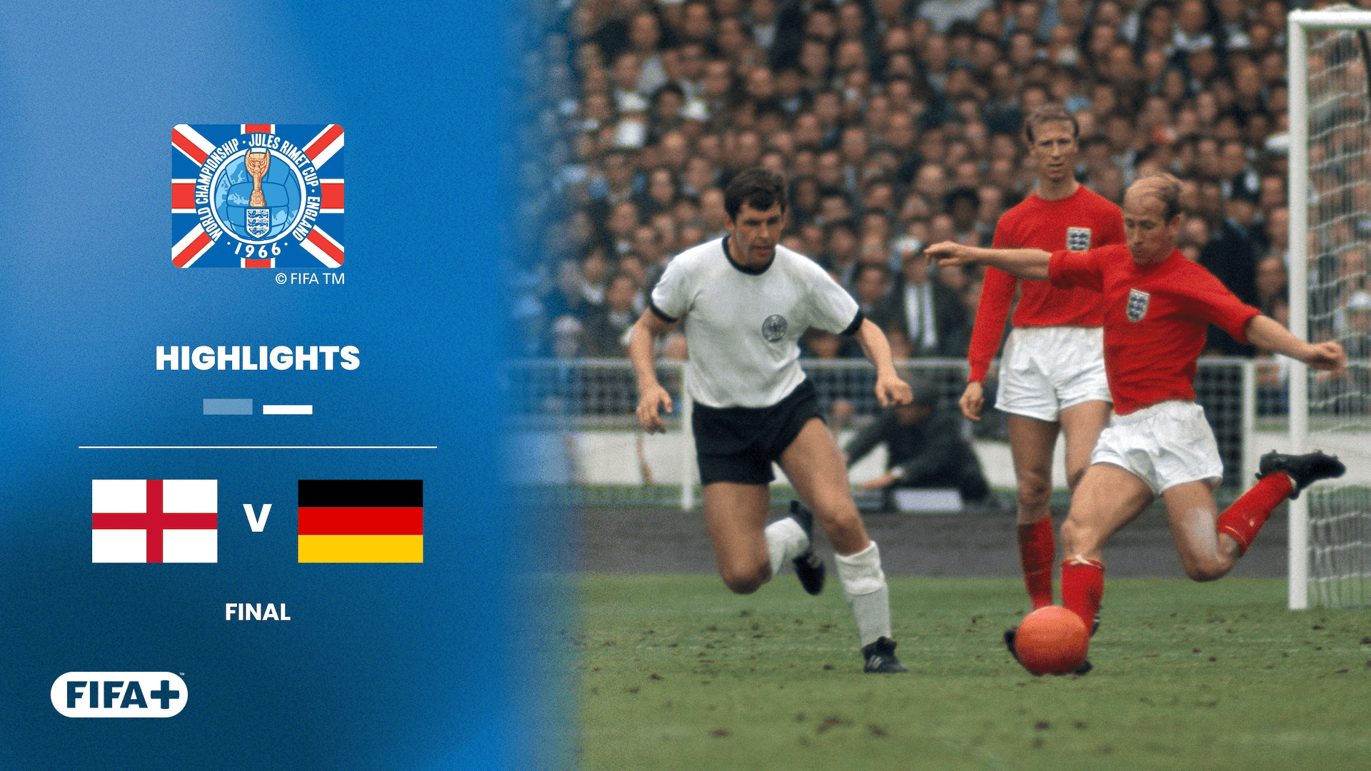 Programme Finale Coupe Du Monde 1966 - Angleterre Vs Allemagne De L'Ouest (excellent)