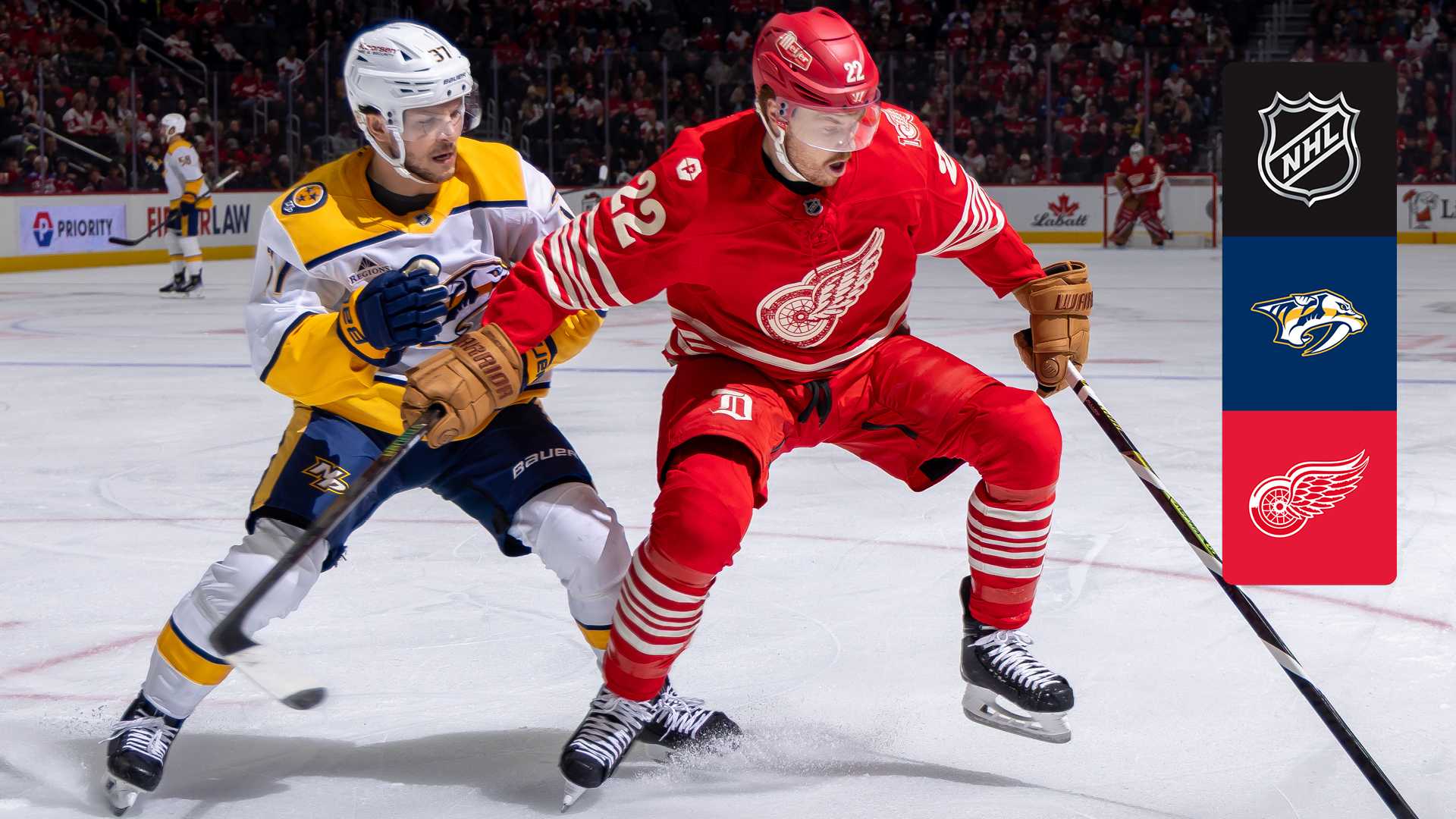 Watch Predators @ Red Wings Live Stream Online | DAZN MC