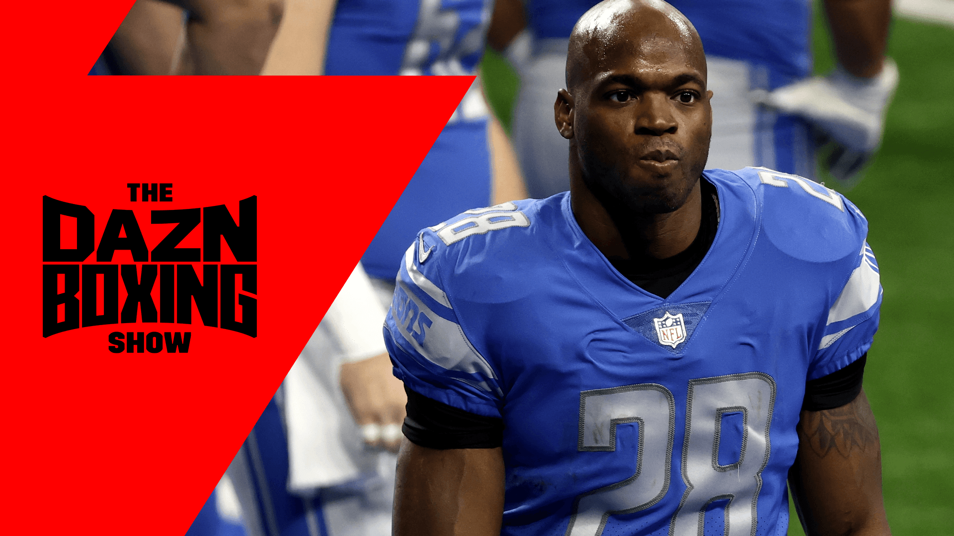 Watch From The Nfl To The Boxing Ring Adrian Peterson Joins Ak Barak Online Dazn Gb