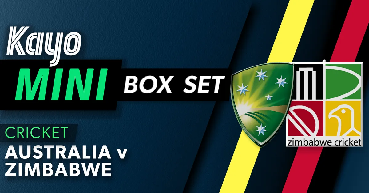 Watch Kayo mini box set: australia v zimbabwe Live | Kayo Sports