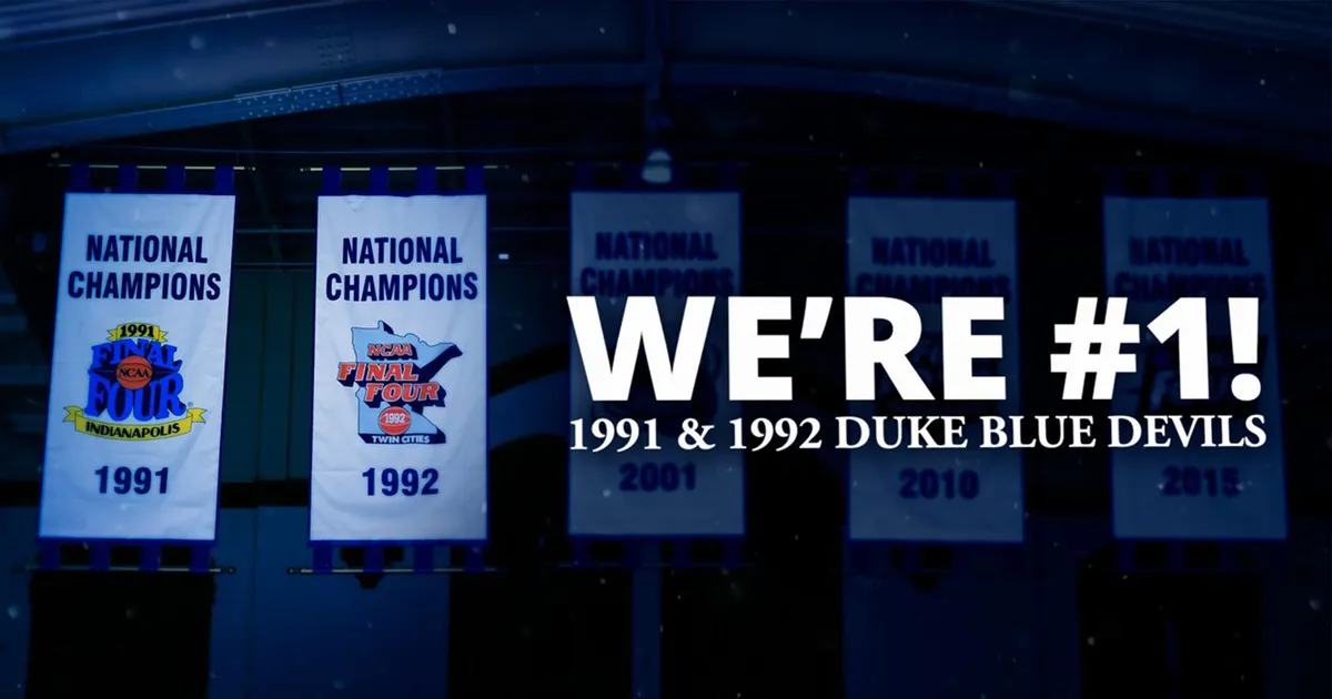We're #1! – The 1991 & 1992 Duke Blue Devils