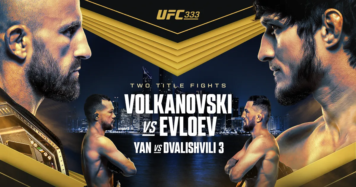 Watch Ufc 333 volkanovski v evloev Live | Kayo Sports